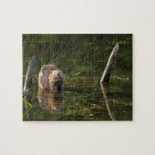 Puzzle Castor de sourire (Horizontal)