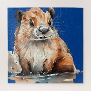 Puzzle castor mignon