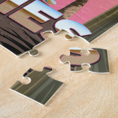 Puzzle Castries Sainte-Lucie exotique affiche de voyage t (Côté)