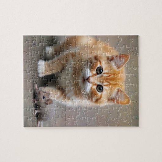 Puzzle Cat and Mouse (Horizontal)