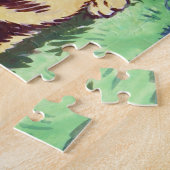 Puzzle Cat au Flower Garden, Louis Wain (Côté)