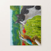 Puzzle Cat & Bird Legpuzzel (Verticaal)