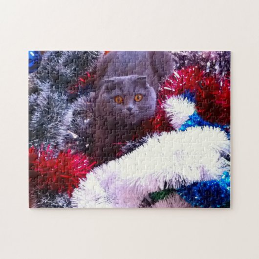 Puzzle Cat bleu britannique (Horizontal)