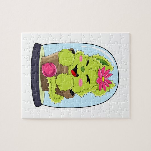 Puzzle Cat Cactus (Horizontal)