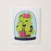 Puzzle Cat Cactus (Vertical)