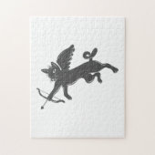 Puzzle cat cupid - Choisir la couleur arrière - plan (Vertical)