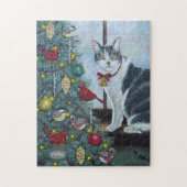 Puzzle Cat de Noël 0417 (Vertical)