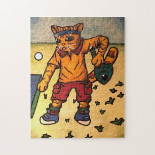 Puzzle Cat de tennis de table