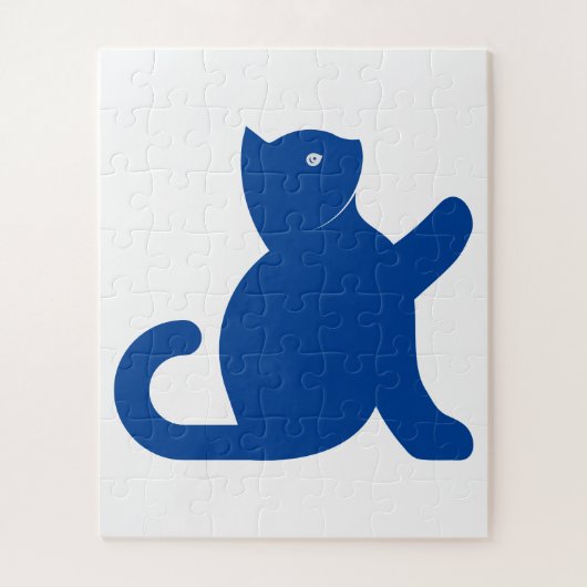 Puzzle Cat dit bonjour (Vertical)