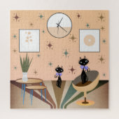 Puzzle Cat du milieu du siècle moderne (Vertical)