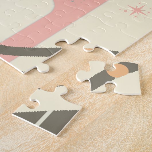 Puzzle Cat du milieu du siècle moderne (Côté)