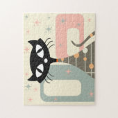 Puzzle Cat du milieu du siècle moderne (Vertical)