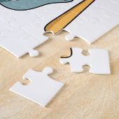 Puzzle Cat en Assistant avec baguette magique et Casquett (Côté)