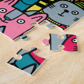 Puzzle Cat et kitten (Côté)