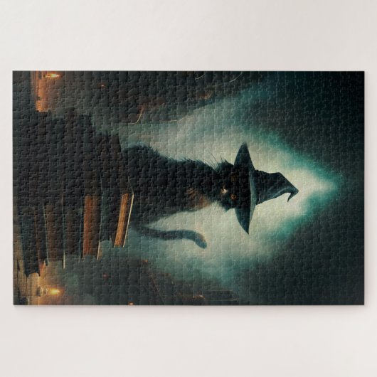 Puzzle Cat Halloween (Horizontal)