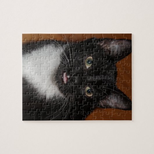 PUZZLE CAT NOIR ET BLANC (Horizontal)