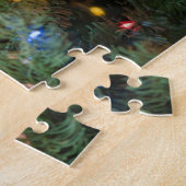 Puzzle Cat on Christmas tree (Côté)