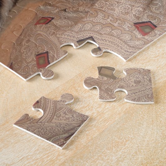 Puzzle Catahoula Leopard Chien Snoozing (Côté)