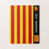 Puzzle Catalogne Drapeau & Catalan - La Senyera mode (Vertical)