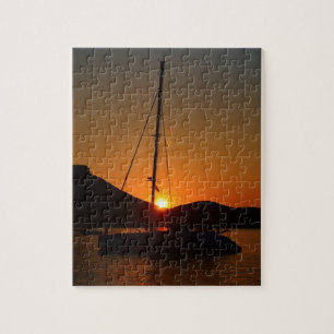 Puzzle Catamaran au coucher du soleil Ibiza.JPG