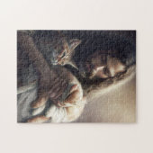 Puzzle #CATARMY Officiel "Jésus aime les chats" PuzzlY Ji (Horizontal)