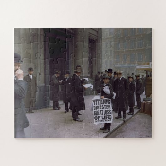 Puzzle Catastrophe du Titanic Grande perte de vie 1912 (Horizontal)