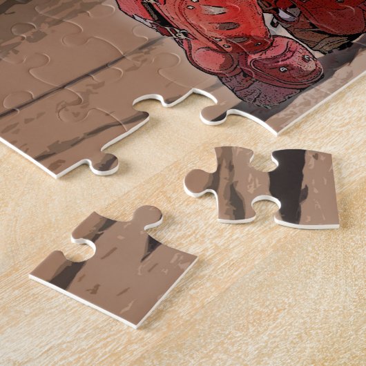 Puzzle Catcher de softball (Côté)