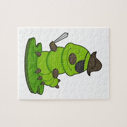 Puzzle Caterpillar as Pirate (Horizontal)
