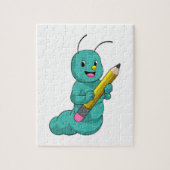 Puzzle Caterpillar avec crayon (Vertical)