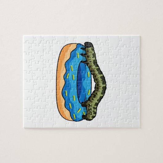 Puzzle Caterpillar avec Donut (Horizontal)