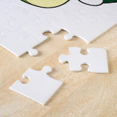 Puzzle Caterpillar avec feuille (Côté)