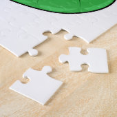 Puzzle Caterpillar avec feuille (Côté)