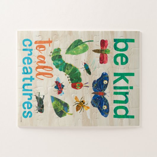 Puzzle Caterpillar Be Kind to All Creatures - Enfants (Horizontal)