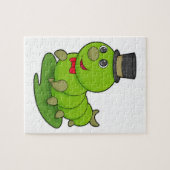 Puzzle Caterpillar en Gentleman avec Cylindre (Horizontal)