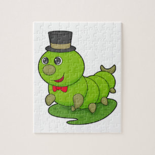Puzzle Caterpillar en Gentleman avec Cylindre