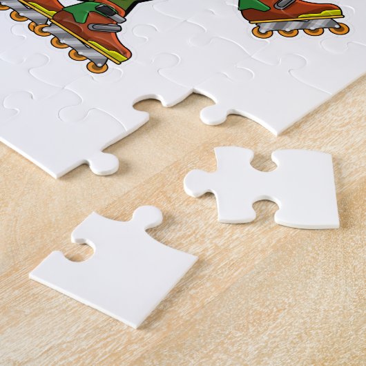 Puzzle Caterpillar en Patinage en ligne avec Patins en li (Côté)