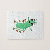Puzzle Caterpillar verte (Horizontal)