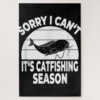 Puzzle Catfish Fishing Flathee I Cant its Catfish