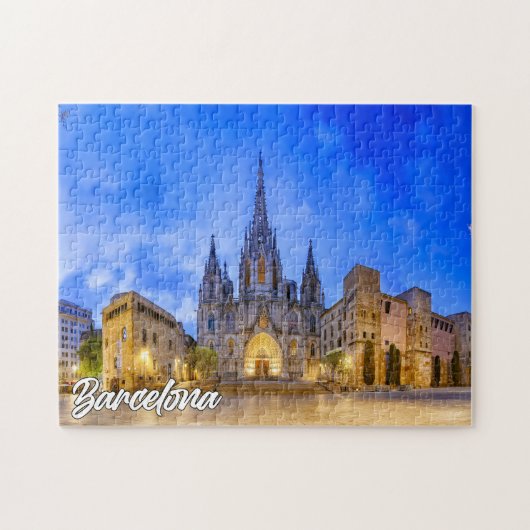 Puzzle Cathédrale de Barcelone, Barcelone, Espagne (Horizontal)