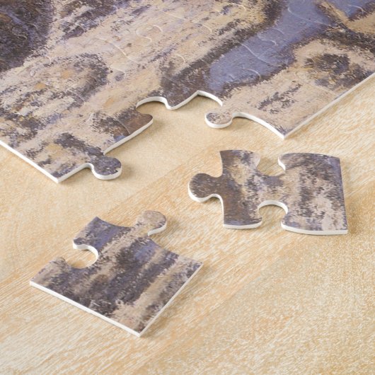 Puzzle Cathédrale de Rouen, Harmony Blue Gold de Claude M (Côté)