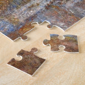 Puzzle Cathédrale de Rouen, magie dans le bleu par Claude (Côté)