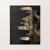 Puzzle Cathédrale d'Espagne de nuit | Dark Bridge Light P (Vertical)