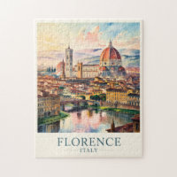 Cathédrale du Duomo de Florence Italie Aquarelle V