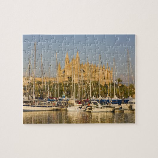 Puzzle Cathédrale et port de plaisance de Palma, Majorque (Horizontal)
