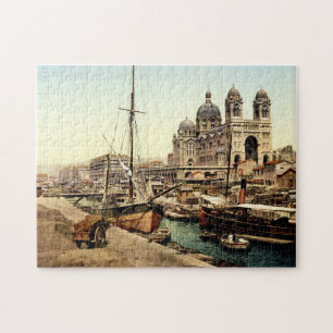 Puzzle Cathédrale et Quay de la Joliette Marseille Franc