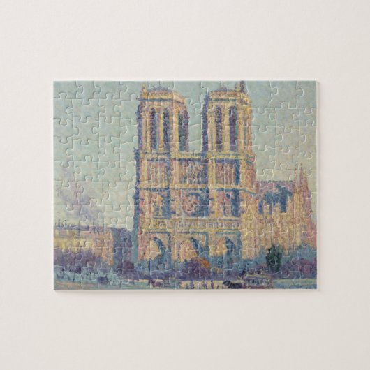 Puzzle Cathédrale Notre-Dame Paris France Peinture classi (Horizontal)