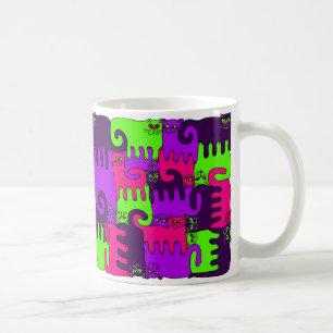 Puzzle Cats "Forest Berry 2" (NIEUW) Koffiemok