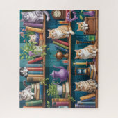 Puzzle Cats Magical Bookshelf (Vertical)