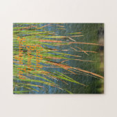 Puzzle Cattails en rafales sur le front de mer (Horizontal)