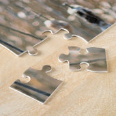 Puzzle Cattails Fluffés Dans La Nature Du Printemps (Côté)